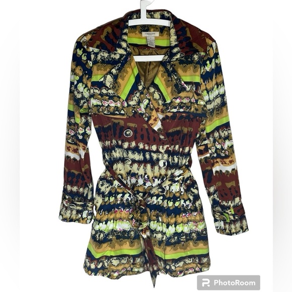 Vertigo Paris Jackets & Blazers - Trench Peacoat by Vertigo Paris, Colorful Versatile Lightweight Small